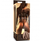 Коричневый мастубратор-вагина Nicole s Kitty - Blush Novelties - в Мытищах купить с доставкой