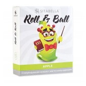Стимулирующий презерватив-насадка Roll   Ball Apple - Sitabella - купить с доставкой в Мытищах