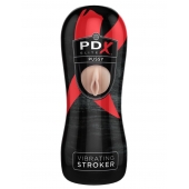 Мастурбатор-вагина Vibrating Pussy Stroker с вибрацией - Pipedream - в Мытищах купить с доставкой