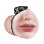 Мастурбатор-ротик с виброкольцом Satisfaction Beloved - Lola Games - в Мытищах купить с доставкой