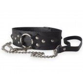 Широкий кожаный ошейник в готическом стиле - Sitabella - купить с доставкой в Мытищах