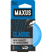 Классические презервативы в железном кейсе MAXUS Classic - 3 шт. - Maxus - купить с доставкой в Мытищах