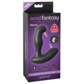 Черный массажер простаты Electro Stim Prostate Vibe с электростимуляцией - 13,3 см. - Pipedream - купить с доставкой в Мытищах