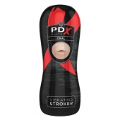 Мастурбатор-ротик Vibrating Oral Stroker - Pipedream - в Мытищах купить с доставкой