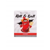 Стимулирующий презерватив-насадка Roll   Ball Cherry - Sitabella - купить с доставкой в Мытищах
