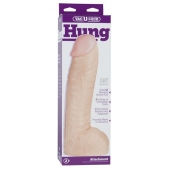 Огромная насадка-реалистик Vac-U-Lock Realistic Hung - 31,7 см. - Doc Johnson - купить с доставкой в Мытищах