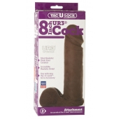 Насадка-реалистик Vac-U-Lock 8  ULTRASKYN Cock - 20,6 см. - Doc Johnson - купить с доставкой в Мытищах