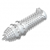 Закрытая прозрачная насадка Crystal sleeve - 14,2 см. - Erowoman-Eroman - в Мытищах купить с доставкой