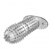 Закрытая прозрачная насадка Crystal sleeve - 12 см. - Erowoman-Eroman - в Мытищах купить с доставкой