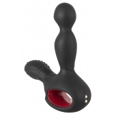 Черный вибромассажер простаты с нагревом и ротацией Prostate Plug - 14,5 см. - Orion - в Мытищах купить с доставкой