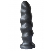 Черная насадка на трусики харнесс Platinum - 16 см. - LOVETOY (А-Полимер) - купить с доставкой в Мытищах