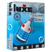 Презерватив LUXE Maxima  Глубинная бомба  - 1 шт. - Luxe - купить с доставкой в Мытищах