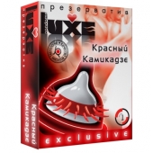 Презерватив LUXE  Exclusive   Красный Камикадзе  - 1 шт. - Luxe - купить с доставкой в Мытищах