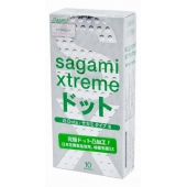 Презервативы Sagami Xtreme Type-E с точками - 10 шт. - Sagami - купить с доставкой в Мытищах