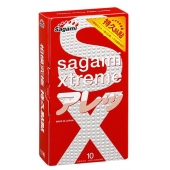 Утолщенные презервативы Sagami Xtreme Feel Long с точками - 10 шт. - Sagami - купить с доставкой в Мытищах