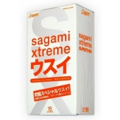 Ультратонкие презервативы Sagami Xtreme SUPERTHIN - 15 шт. - Sagami - купить с доставкой в Мытищах