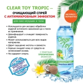 Очищающий спрей для игрушек CLEAR TOY Tropic - 100 мл. - Биоритм - купить с доставкой в Мытищах