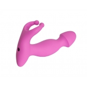 Розовый стимулятор простаты с усиками - 15 см. - 4sexdreaM - в Мытищах купить с доставкой