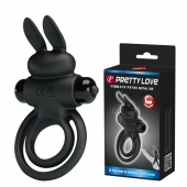 Черное эрекционное кольцо с вибростимуляцией клитора Vibrant Penis Ring III - Baile - в Мытищах купить с доставкой