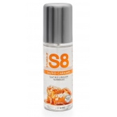 Смазка на водной основе S8 Flavored Lube со вкусом соленой карамели - 125 мл. - Stimul8 - купить с доставкой в Мытищах