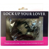 Черные меховые наручники Love с ключиками - Baile - купить с доставкой в Мытищах