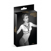 Черная упряжь на грудь Laura - Bijoux Pour Toi - купить с доставкой в Мытищах