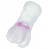 Прозрачный реалистичный мастурбатор Juicy Pussy Crystal Rose - ToyFa - в Мытищах купить с доставкой