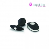 Черная пробка Mystim Rocking Vibe S с возможностью подключения к электростимулятору - 9,7 см. - MyStim - купить с доставкой в Мытищах