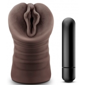 Коричневый мастурбатор-вагина Alexis - Blush Novelties - в Мытищах купить с доставкой