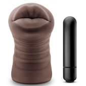 Коричневый мастурбатор-ротик Renee - Blush Novelties - в Мытищах купить с доставкой