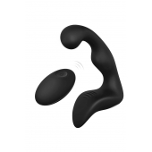 Черный вибромассажер простаты REMOTE BOOTY PLEASER - Dream Toys - в Мытищах купить с доставкой