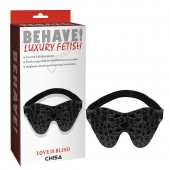 Черная маска на глаза Behave - Chisa - купить с доставкой в Мытищах