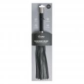 Черная плеть Easytoys Flogger With Metal Grip - 38 см. - Easy toys - купить с доставкой в Мытищах