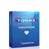 Гладкие презервативы Torex  Классические  - 3 шт. - Torex - купить с доставкой в Мытищах