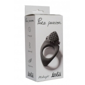 Черное эрекционное виброкольцо Pure Passion Midnight - Lola Games - в Мытищах купить с доставкой