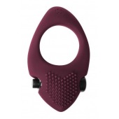 Бордовое эрекционное виброкольцо Pure Passion Sunset - Lola Games - в Мытищах купить с доставкой