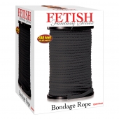 Черная веревка для связывания Bondage Rope - 60,9 м. - Pipedream - купить с доставкой в Мытищах