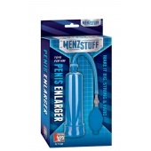Синяя вакуумная помпа MENZSTUFF PENIS ENLARGER - Dream Toys - в Мытищах купить с доставкой