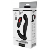 Черный вибромассажер простаты SWIRLING P-PLEASER - Dream Toys - в Мытищах купить с доставкой