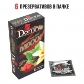 Ароматизированные презервативы DOMINO  Ароматный микс  - 6 шт. - Domino - купить с доставкой в Мытищах