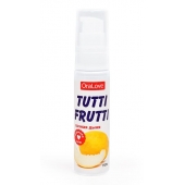 Гель-смазка Tutti-frutti со вкусом сочной дыни - 30 гр. - Биоритм - купить с доставкой в Мытищах