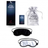 Набор из двух масок на глаза Soft Blindfold Twin Pack - Fifty Shades of Grey - купить с доставкой в Мытищах