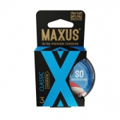 Классические презервативы в пластиковом кейсе MAXUS Classic - 3 шт. - Maxus - купить с доставкой в Мытищах