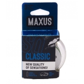 Классические презервативы в пластиковом кейсе MAXUS Classic - 3 шт. - Maxus - купить с доставкой в Мытищах