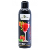 Интимный гель-смазка JUICY FRUIT с ароматом клубники - 200 мл. - БиоМед - купить с доставкой в Мытищах