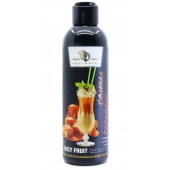 Интимный гель-смазка JUICY FRUIT с ароматом солёной карамели - 200 мл. - БиоМед - купить с доставкой в Мытищах