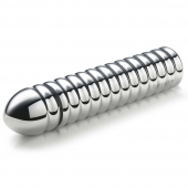 Рельефный фаллос для интенсивного электросекса Groovey George - 20 см. - MyStim - купить с доставкой в Мытищах