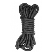 Черная веревка Do Not Disturb - 5 м. - Lola Games - купить с доставкой в Мытищах