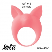 Оранжевое эрекционное кольцо Kitten Kyle - Lola Games - в Мытищах купить с доставкой