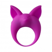 Фиолетовое эрекционное кольцо Kitten Kyle - Lola Games - в Мытищах купить с доставкой